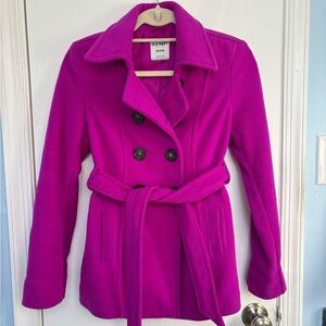 Old Navy Women's Magenta Peacoat